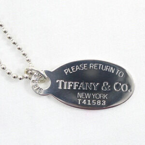 TIFFANY Co to Oval Necklace